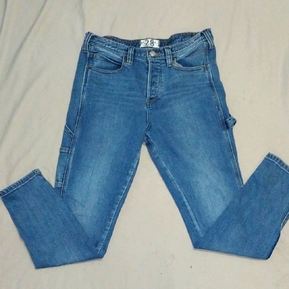 We The Free Blue Jeans Medium Wash Size 28